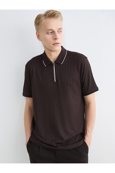 LC Waikiki Nevavm with a Difference Polo Collar Men's T-Shirt