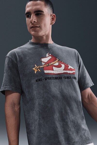 Nike Îmbrăcăminte sportivă M90 Tricou Vintage Stirrup cu croială lejeră, impr...