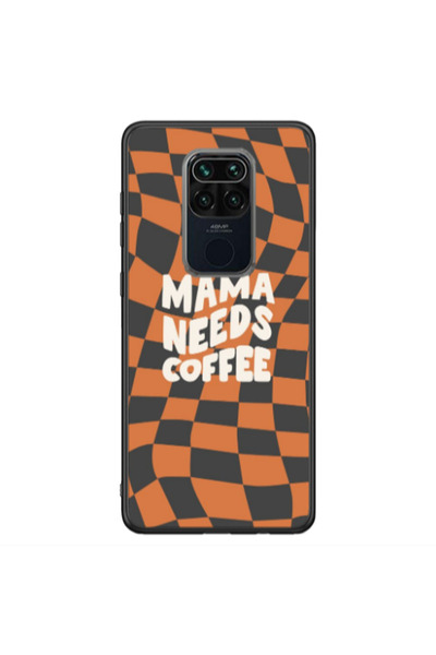 Other Xiaomi Redmi Note 9 Mama needs coffee Black Glossy Θήκη