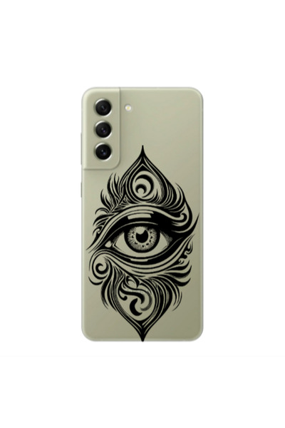 Other Samsung S21 PLUS Eye patterned drawing Transparent Silicone TPU Θήκη