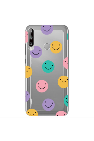 Other Huawei P40 Lite E Colorful smiles Transparent Silicone TPU Θήκη