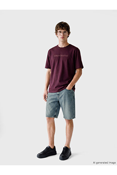 LC Waikiki Nevavm Standard Fit Men's Jean Shorts with a Difference