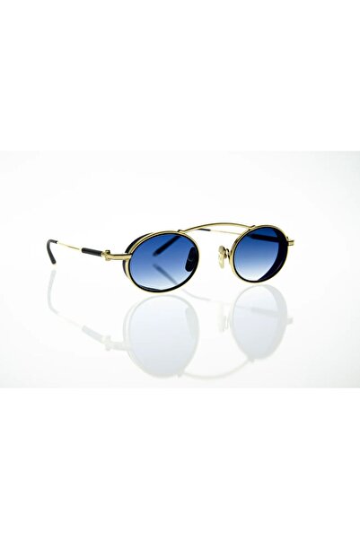 FRANCO VITAL Isis Cage 47-15-145 Gld/Mblk Blue Degrade Sunglasses