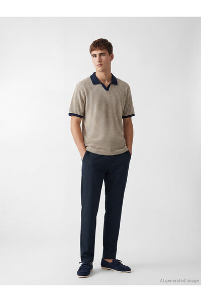LC Waikiki Nevavm Slim Fit Men's Trousers with a Difference