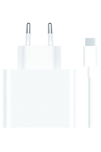 Xiaomi Φορτιστής με θύρα USB-A και καλώδιο USB-C, 67W Power Delivery, Λευκό (...