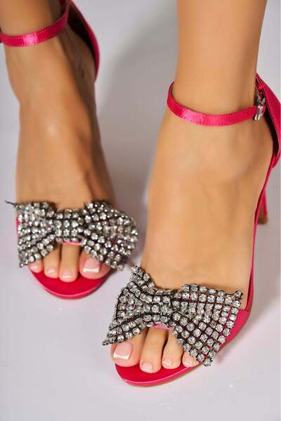 Joana Senaly Women's Fuchsia Textile Sandals 36