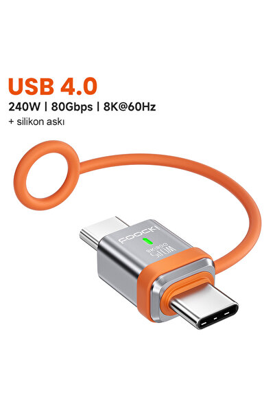 silabor 240W USB 4.0 Tam Fonksiyonlu Adaptör | 80Gbps Yüksek Hızlı Veri Aktar...