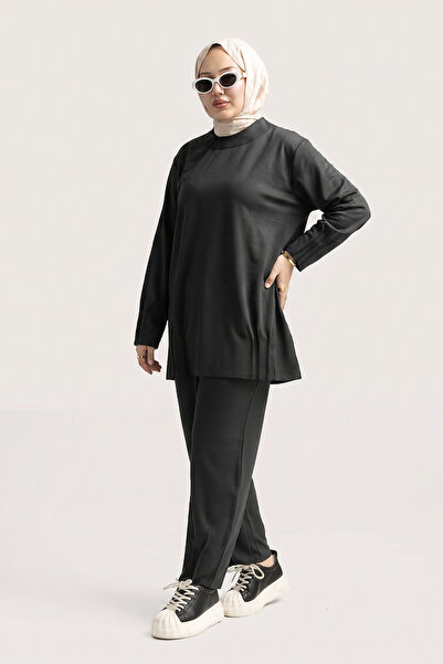 Suede Style 6484 - Set casual elegant și confortabil din țesătură modal pentr...