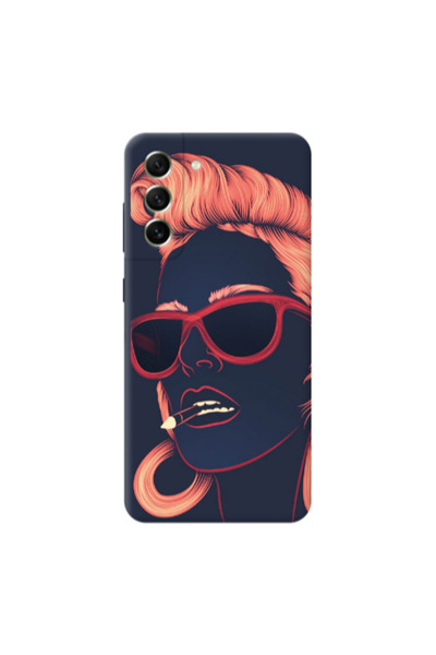 Other Samsung S22 Plus Girl retro Transparent Silicone TPU Θήκη