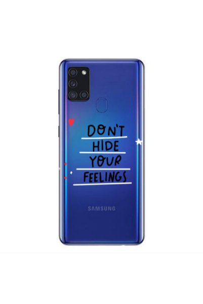 Other Samsung A21S Dont Hide Your Feelings Transparent Silicone TPU Θήκη