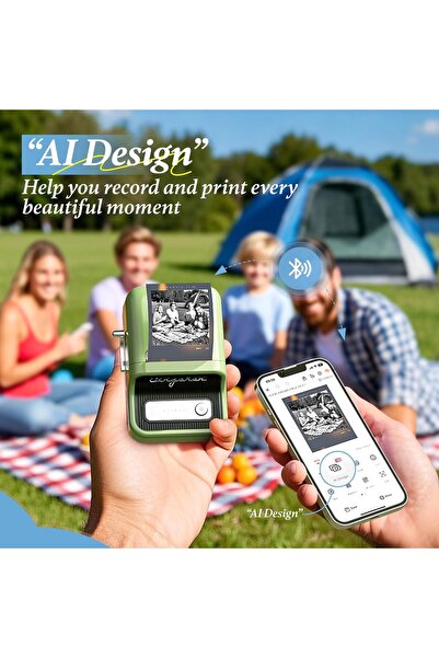 NiiMbot Photo Papers Only for B21 Pro 300DPI Label Maker, Thermal Picture Labels Good Idea to Print Photos, Beauty Memories, Note,List