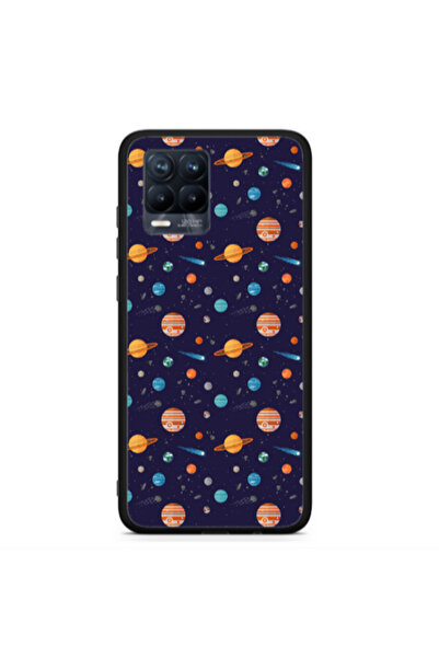 Other Realme 8 Planets Black Glossy Θήκη