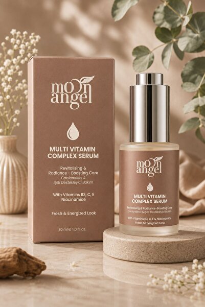 MOON ANGEL Multi Vitamin Serum Canlandırıcı ve Işıltı Veren (B3, C, E Vitamin...