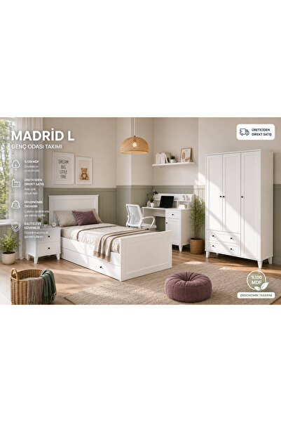 VENATTO MADRİD LARCH GENÇ ODASI (%100MDF)