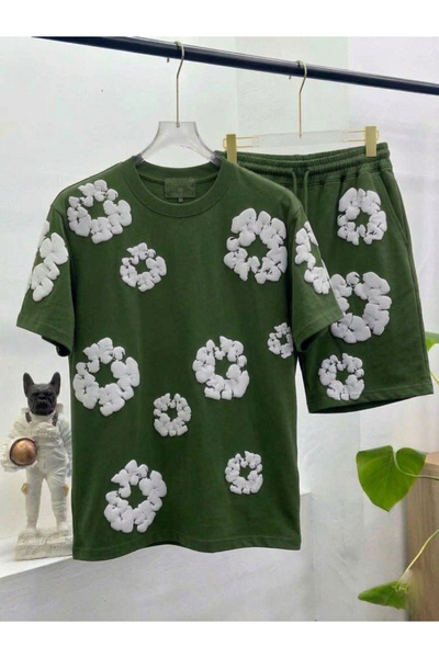 CLASSY.MODA Urban Contrast Patterned Comfortable Unisex Set – Men's & Women's...