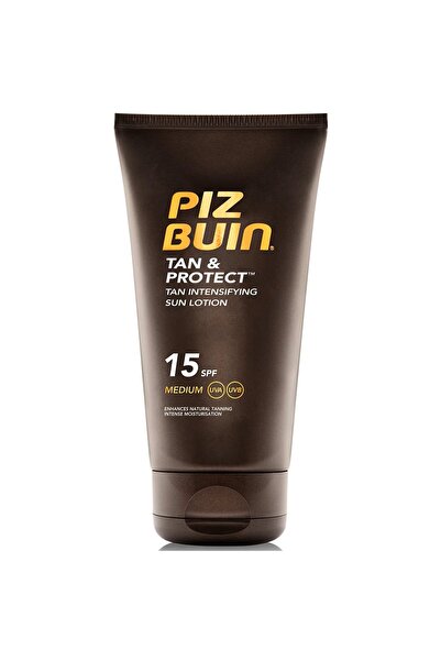 Piz Buin Loțiune de protecție solară Tan & Protect SPF 15, 50 ml