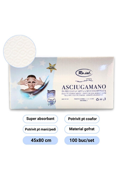 OEM Cosmetic towels Ro.iaL, 45x80cm, Set 100 pcs
