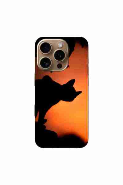 OEM Калъф, съвместим с Apple iPhone 16 Pro, силиконов гел TPU, с десен Хелоуи...