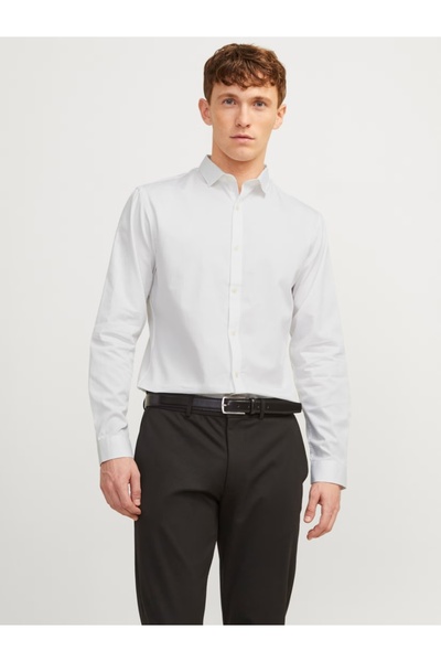 Jack & Jones jack jones Mens Shirt 12201905 White