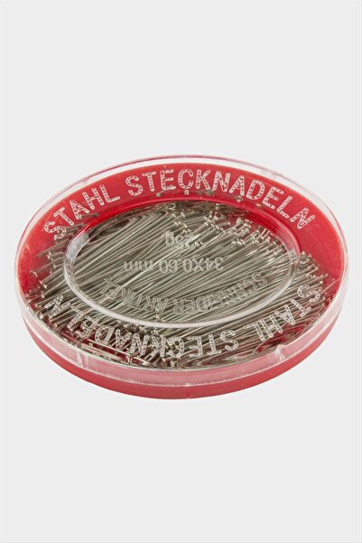 ZERO LAND Bi̇reycel 200 Pieces Boxed Steel (181628) Needle-Silver Color
