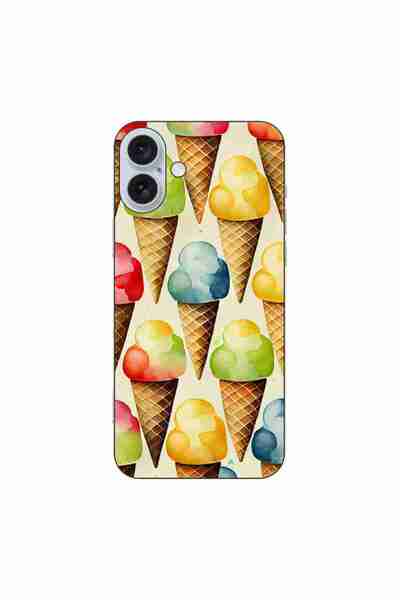 OEM Калъф, съвместим с Apple iPhone 16 Plus, от силиконов гел TPU, с десен на...