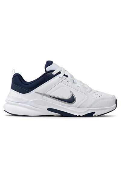 Nike , Defy All Day Eco- Leather Training Shoes, Optic White, Navy, 9.5