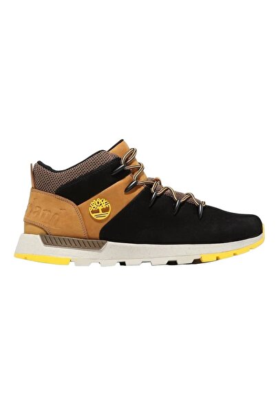 Timberland Pantofi Sport Barbati Inalti din Piele Naturala Maro si Negru cu S...