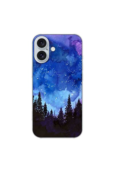 OEM Θήκη συμβατή με Apple iPhone 16, από σιλικόνη gel TPU, μοντέλο Νυχτερινό ...
