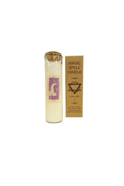 Ancient wisdom Magic Scented Soy Wax Candle, Jasmine Scent, 50h Burning Time,...
