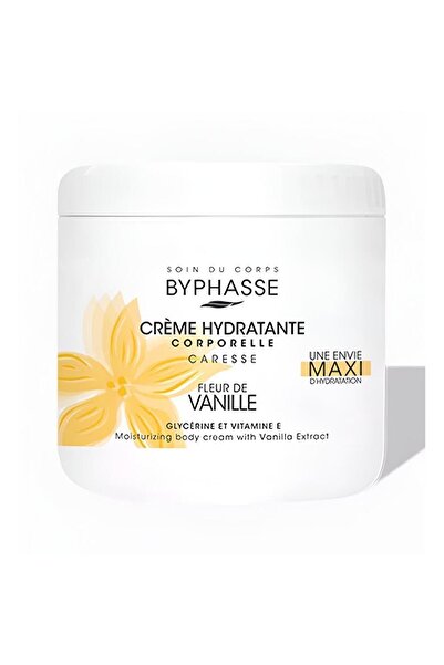 BYPHASSE Bayfas Body Cream 500ml Moisturizing with Vanilla Extract