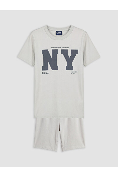 LC Waikiki Esvab • Modern & Distinctive Nyc Printed Boys' Set