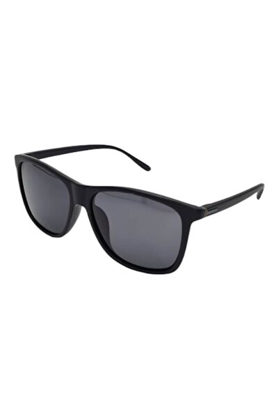Tia Accesorii Polarized sunglasses, rectangular, PS8049C2, matte black
