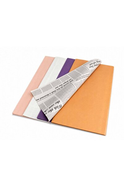 OEM Ambalaj Flori 20/set O fata Ziar, O Fata Uni Color Roz-Somon
