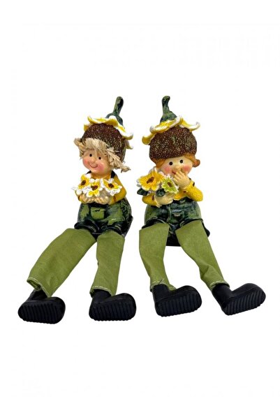 OEM Figurina Din Rasina Copii Cu Picioare Pentru Ghivece Cu Flori 4/Set