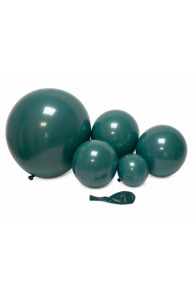 OEM Matte Balloons TX 83 Dusty Emerald 10"-100/ Top Bottom Set