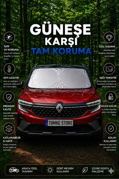 baffhome Parasolar premium pentru parbrizul mașinii, de dimensiuni mari, pliabil, reflectorizant de căldură, cu protecție UV, protecție solară pentru interiorul mașinii, umbrire auto