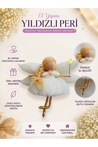 Laber Tasarım Keçe Bebek Organik El Yapımı (Satıcı;Laber Tasarım)