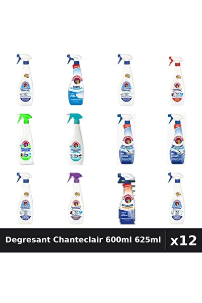 Chanteclair Set 12 Degresant Universal 600ml-625ml - Bicarbonat, Lămâie, Mars...