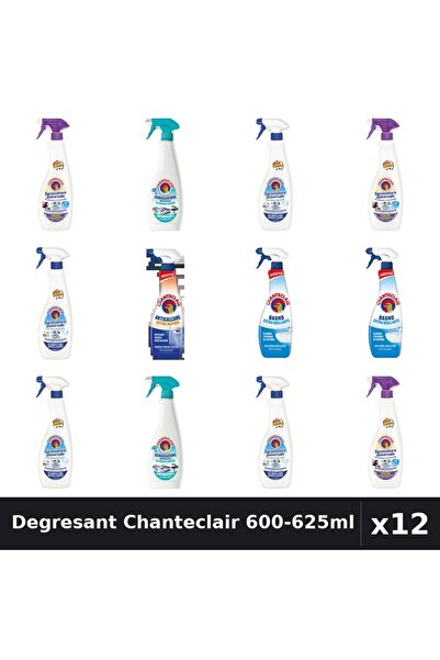Chanteclair Set 12 Degresant Universal 600-625ml - Mosc, Bicarbonat, Anticalcar