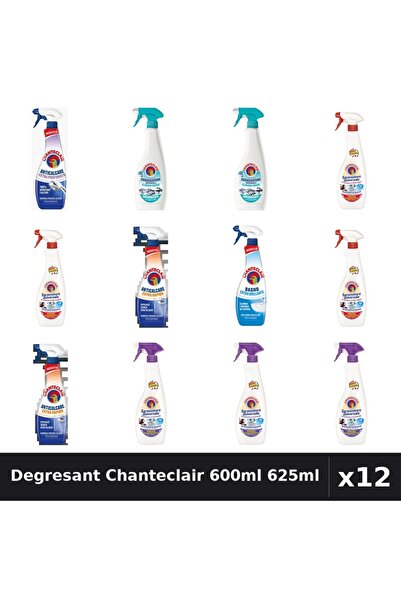 Chanteclair Set 12 Degresant Universal 600ml 625ml - Marsilia, Lavanda, Mosc,...