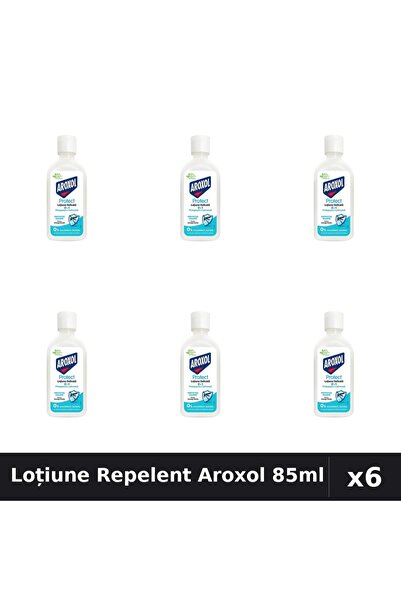 Aroxol Set 6 Loțiune Repelent Insecte 85ml - Protecție Eficace Țanțari, Muste...