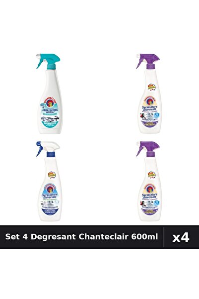 Chanteclair Set 4 Degresant Universal 600ml - Anti-Miros, Bicarbonat, Lavanda...