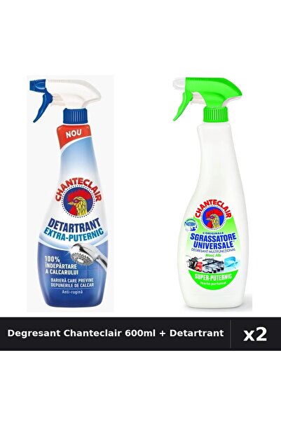 Chanteclair Set 2 Degresant Universal 600ml + Detartrant 625ml - Lămaie