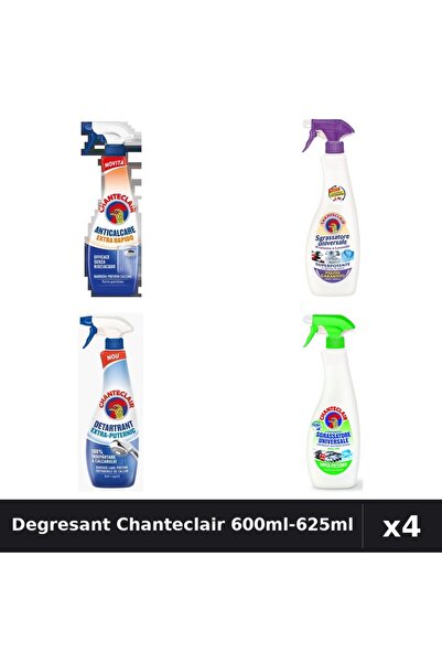 Chanteclair Set 4 Degresant Universal 600ml-625ml - Lavanda, Lamaie, Anticalc...
