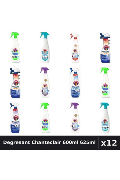 Chanteclair Set 12 Degresant Universal 600ml-625ml - Lamaie, Marsilia, Mosc, ...