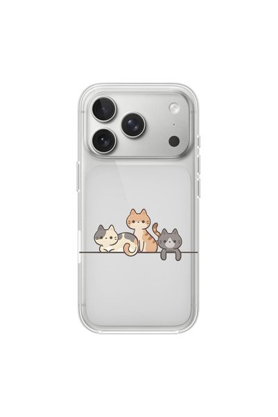 PPKin حافظة شفافة متوافقة مع iPhone 17 Pro بتصميم Kedis 4