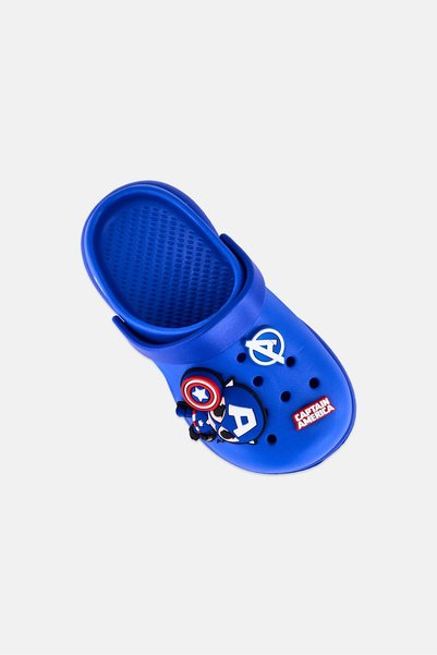 Marvel Toddlers Boy Slingback Clogs, Blue