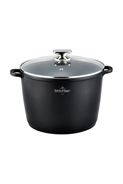 SWISS Pot Haus-Basle, aluminiu, 24x18 cm, 7 L, negru