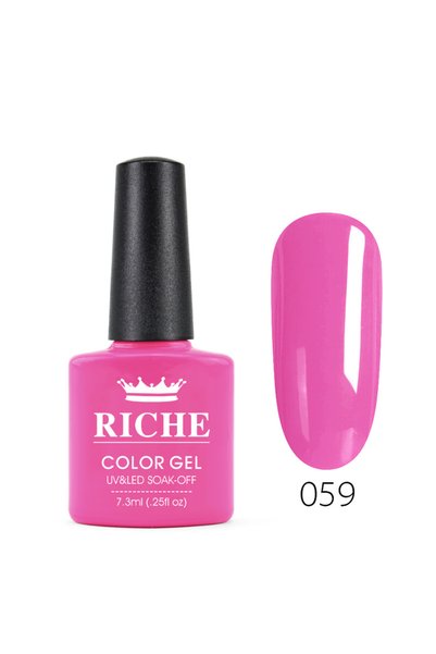 OEM Riche Ojă Semipermanentă 059, Roz, 7.3 ml