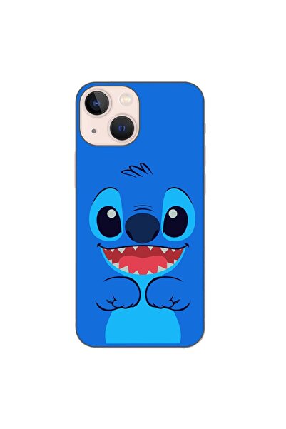 OEM Husa compatibila cu Apple iPhone 13 Mini Silicon Gel Tpu Model Stitch Happy